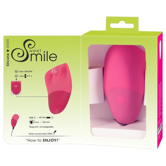 SMILE Thumping Touch - akumulátorový pulzující vibrátor na klitoris (růžový)