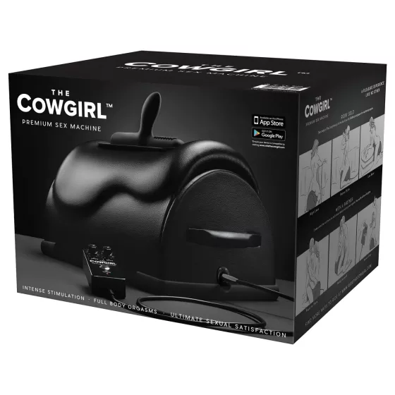 The Cowgirl - jezdecký sex stroj - prémiový rodeo stimulátor - černý