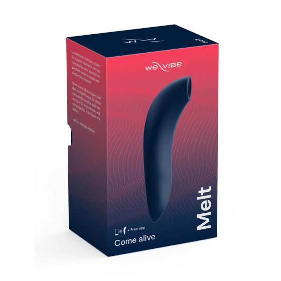 We-Vibe Melt - akumulátorový, chytrý stimulátor klitorisu s vlnami vzduchu (modrý)