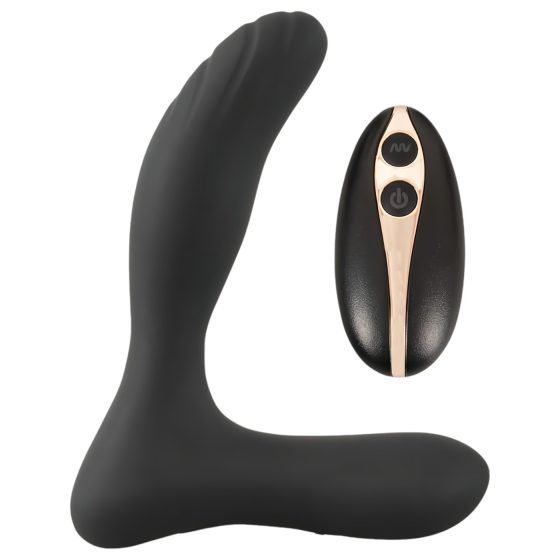 ANOS RC - akumulátorový, rádiově řízený vibrátor na prostatu (černý)