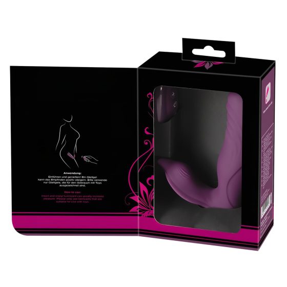 Javida RC - rádiový, 2-funkční vibrátor na klitoris (fialový)