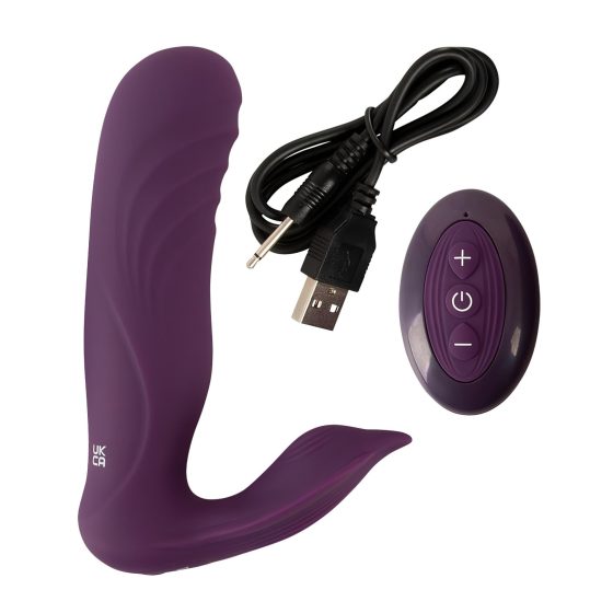 Javida RC - rádiový, 2-funkční vibrátor na klitoris (fialový)