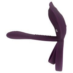   Párválasztás - akumulátorový, rádiový kroužek na penis (fialový)