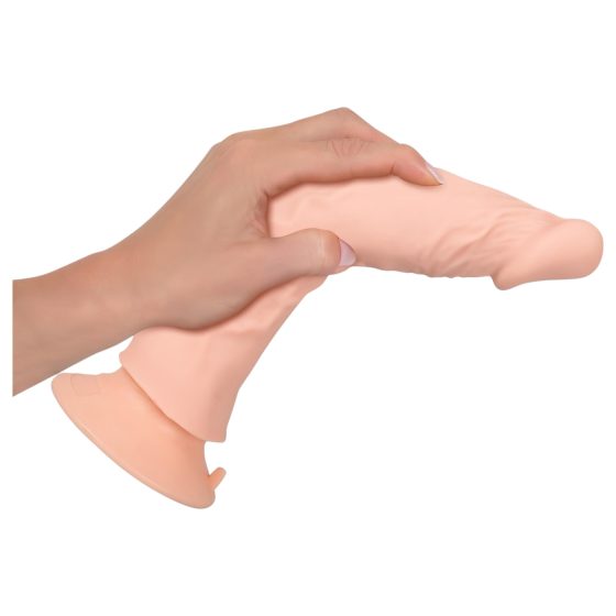 Nature Skin - vibrátor s přísavkou (přírodní)