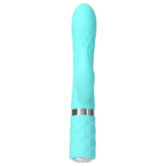 Pillow Talk Lively - akumulátorový vibrátor s ramenem na klitoris (tyrkysový)