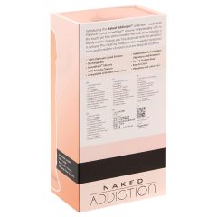   Naked Addiction Rotating 8 - rotační vibrátor (20 cm) - přírodní