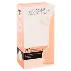   Naked Addiction Rotating 8 - rotační vibrátor (20 cm) - přírodní