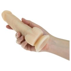   Naked Addiction Rotating 7 - rotační vibrátor (18 cm) - přírodní