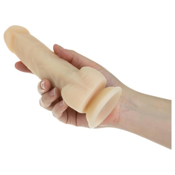 Naked Addiction Rotating 7 - rotační vibrátor (18 cm) - přírodní
