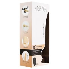   Naked Addiction Thrusting 9 - přírazový vibrátor - přírodní (23 cm)