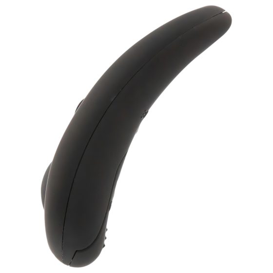 Naked Addiction - přirážecí vibrátor - tmavý - 23 cm