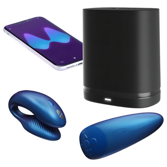 We-Vibe Chorus - dobíjecí smart párový vibrátor (modrý)