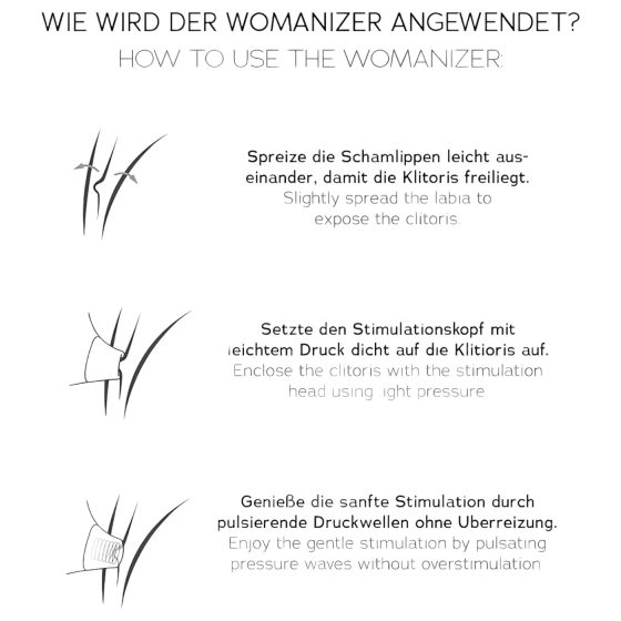 Womanizer - stimulátor klitorisu s pulzní vlnou - modrá