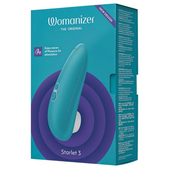 Womanizer Starlet 3 - vzduchové dráždítko klitorisu (tyrkysová)