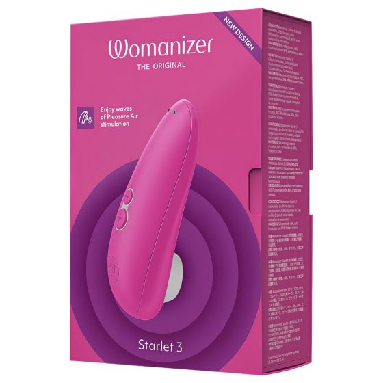 Womanizer Starlet 3 - stimulátor klitorisu s tlakovou vlnou (růžová)