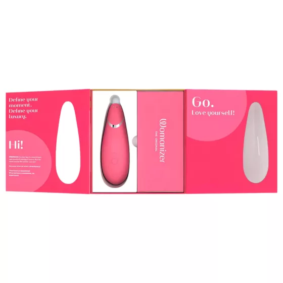 Womanizer Premium 2 - stimulátor klitorisu s vlnami vzduchu - růžový