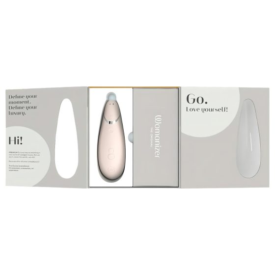 Womanizer Premium 2 - stimulátor klitorisu s tlakovými vlnami - bílý