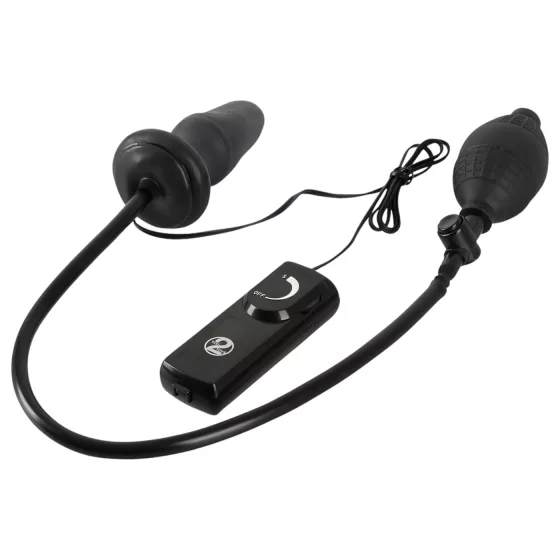 You2Toys Fanny Hill's - nafukovací anální vibrátor (černý)