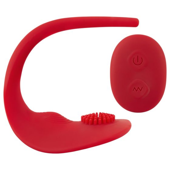 SMILE Slim Panty - akumulátorový, rádiový klitorisový vibrátor (červený)