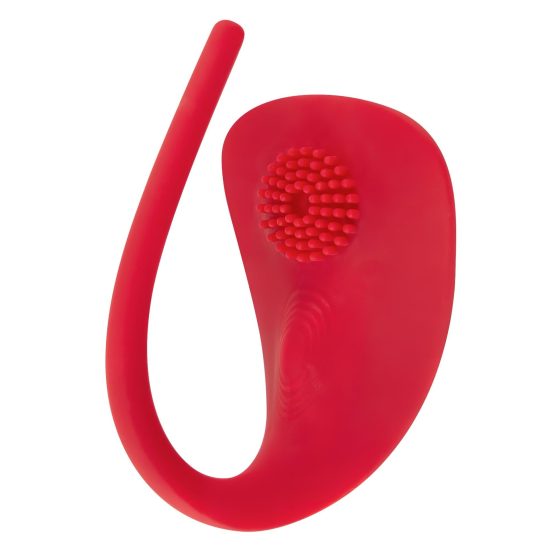 SMILE Slim Panty - akumulátorový, rádiový klitorisový vibrátor (červený)