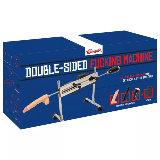 The Banger Fucking Machine - dvojitý sex stroj - 2 dilda a 1 umělá vagína