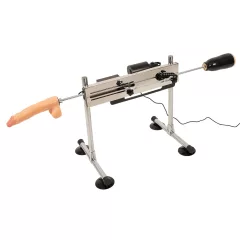   The Banger Fucking Machine - dvojitý sex stroj - 2 dilda a 1 umělá vagína