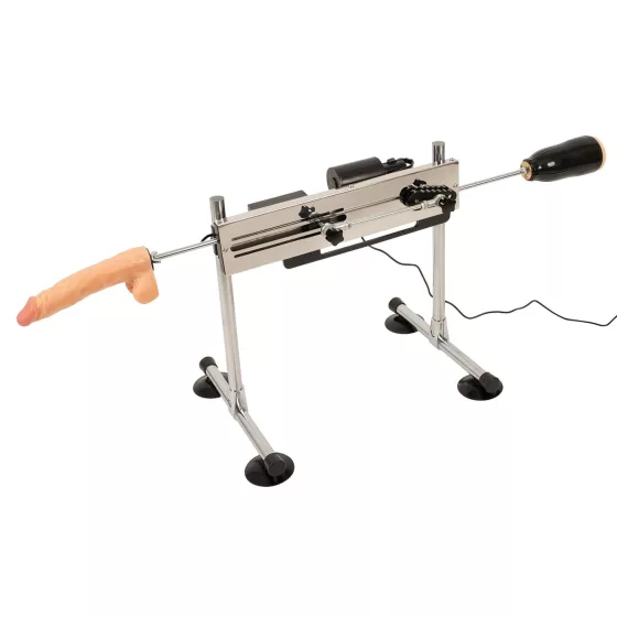 The Banger Fucking Machine - dvojitý sex stroj - 2 dilda a 1 umělá vagína
