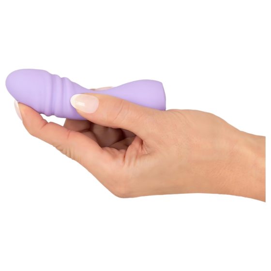 Cuties Mini 3 - akumulátorový, vodotěsný, spirálový vibrátor (fialový)