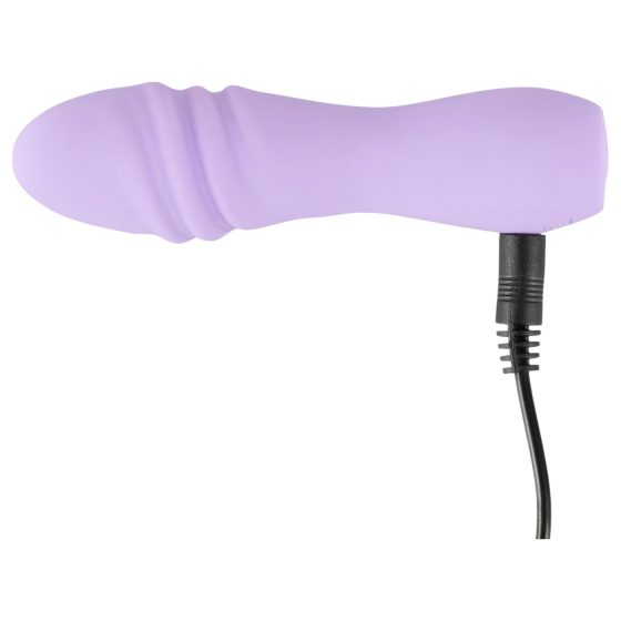 Cuties Mini 3 - akumulátorový, vodotěsný, spirálový vibrátor (fialový)