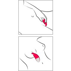   Happyrabbit Knicker - vibrační stimulátor klitorisu s akumulátorem (červený)