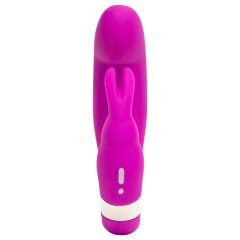   Happyrabbit Mini G - nabíjecí vibrátor s ramenem na klitoris a G-bod (fialový)