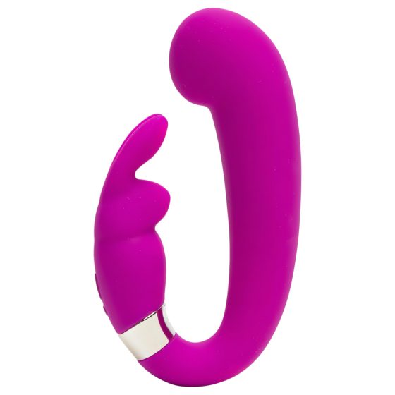 Happyrabbit Mini G - nabíjecí vibrátor s ramenem na klitoris a G-bod (fialový)