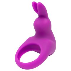   Happyrabbit Cock Kit - vibrační kroužek na penis se skladovacím pouzdrem (fialová)
