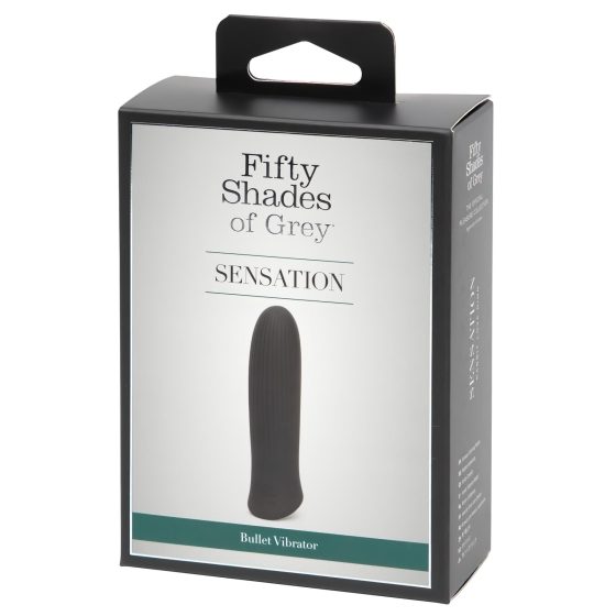 Fifty Shades of Grey - mini vibrátor - vodotěsný - černý
