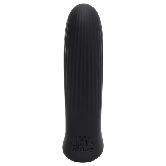 Fifty Shades of Grey - mini vibrátor - vodotěsný - černý