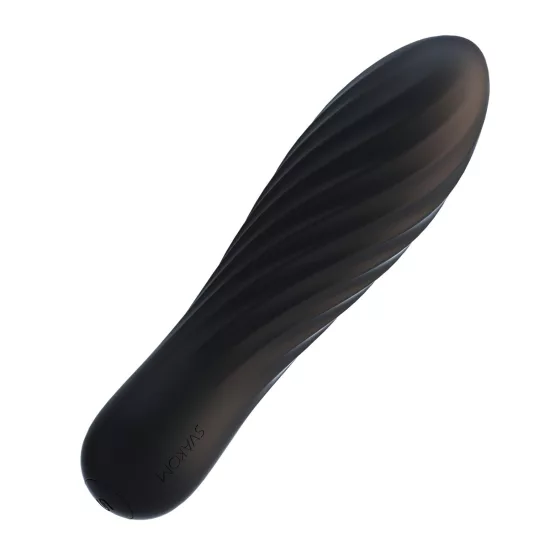 Svakom Tulip - akumulátorový, mini tyčový vibrátor (černý)