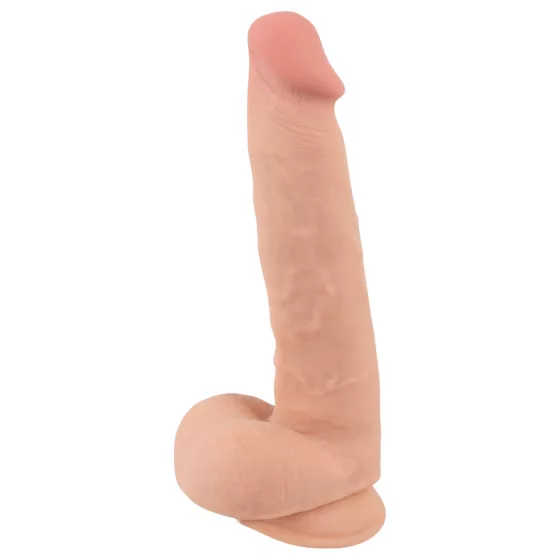 Natute Skin - dildo s kůží - 25 cm (přírodní)