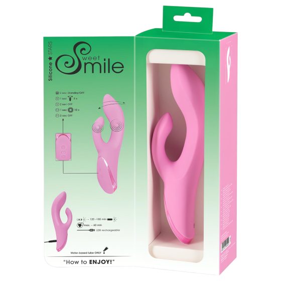 SMILE Nodding - bezdrátový vibrátor s kývací hůlkou (růžový)