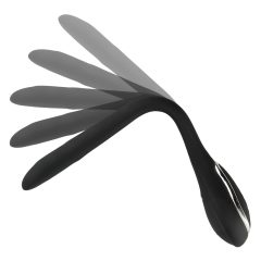  Penis Plug Dilator - dobíjecí uretrální vibrátor (1,1 cm) - černý