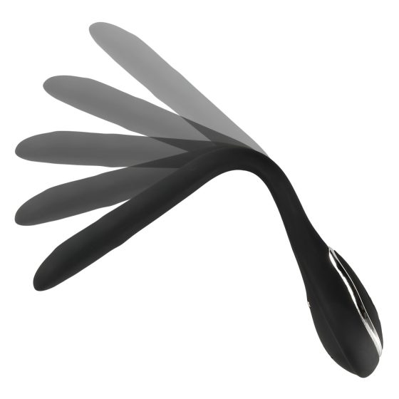 Penis Plug Dilator - dobíjecí uretrální vibrátor (1,1 cm) - černý