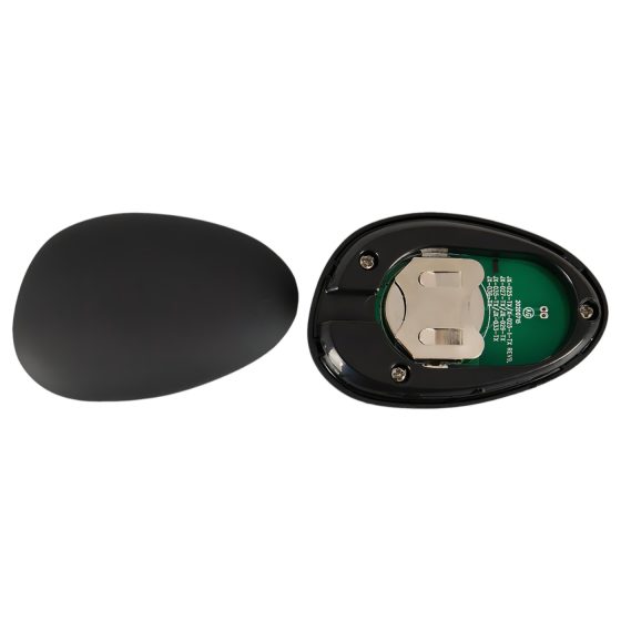 Rebel - vibrační erekční kroužek a stimulátor varlat - dobíjecí - černý