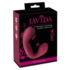   Javida Thumping - pulzující G-bodový a klitorální vibrátor (červený)