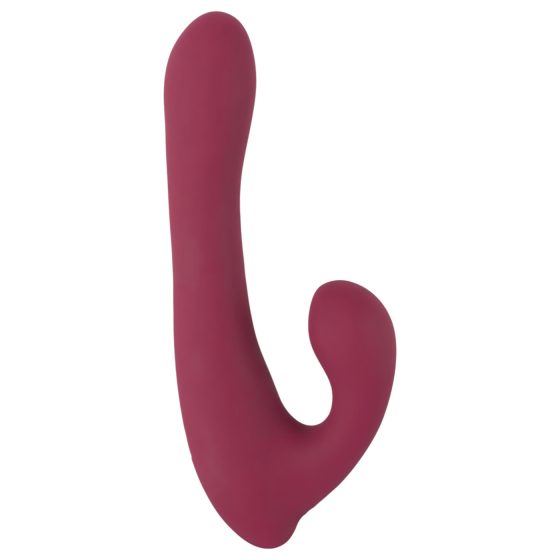 Javida - rotační vibrátor s rádiovým a klitoriálním ramenem (červený)
