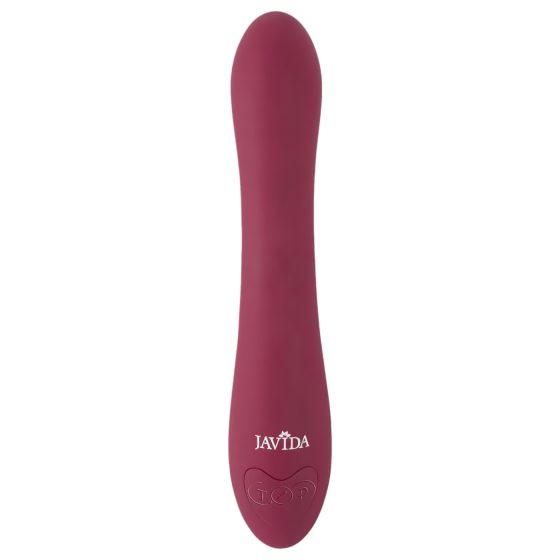 Javida - rotační vibrátor s rádiovým a klitoriálním ramenem (červený)