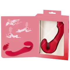   You2Toys - strapless vibrátor s dálkovým ovládáním - červený