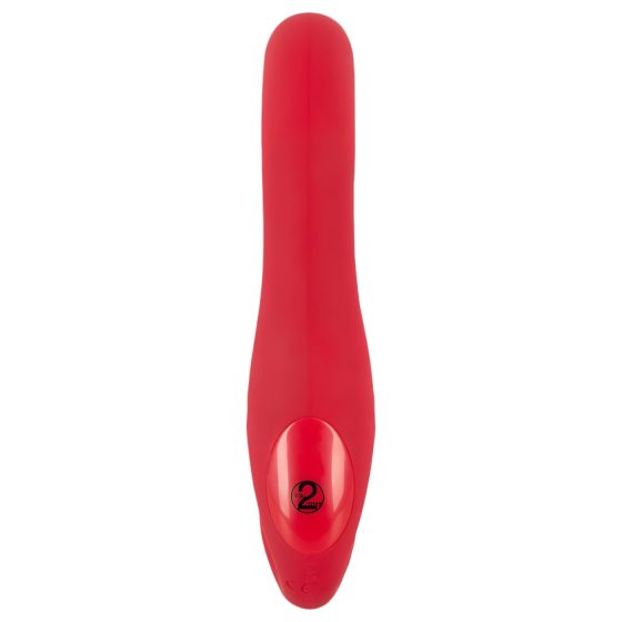 You2Toys Bezešvový - rádiový, připevnitelný vibrátor (červený)