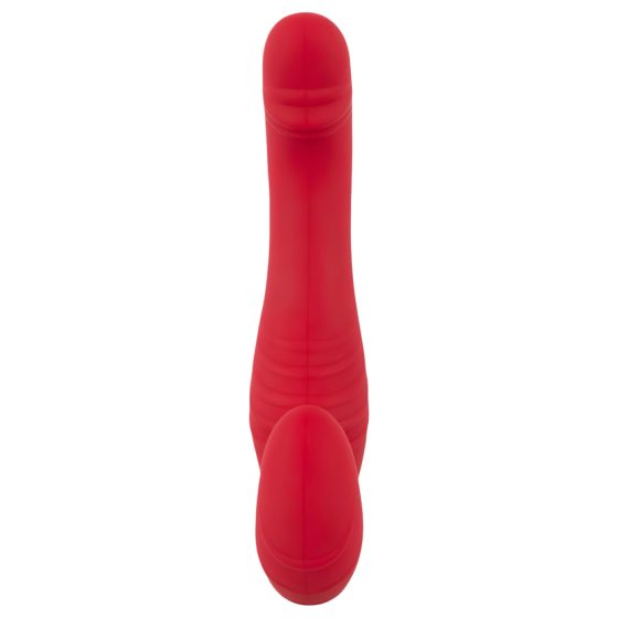 You2Toys Bezešvový - rádiový, připevnitelný vibrátor (červený)