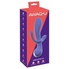 AWAQ.U 1 – bezdrátový, 3-ramenný vibrátor (fialový)