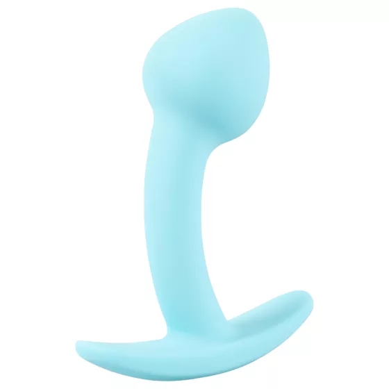 Cuties Mini Butt Plug - silikonový anální kolík (modrý, 2,6 cm)