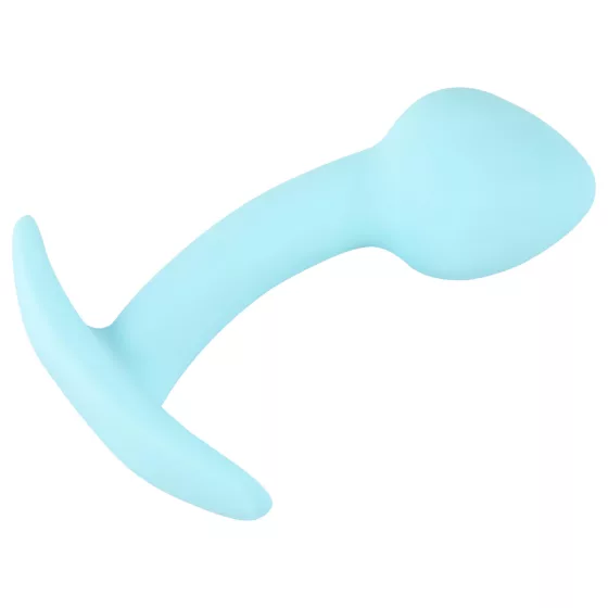 Cuties Mini Butt Plug - silikonový anální kolík (modrý, 2,6 cm)